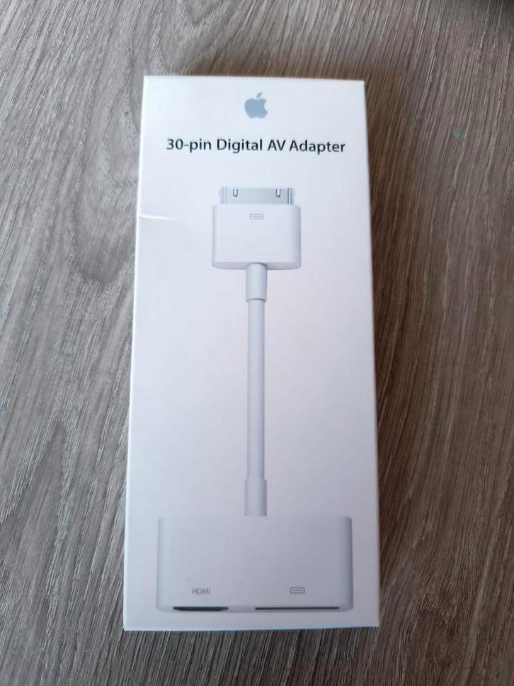 Apple 30-pin Digital AV Adapter - in doos, Computers en Software, Pc- en Netwerkkabels, Ophalen of Verzenden