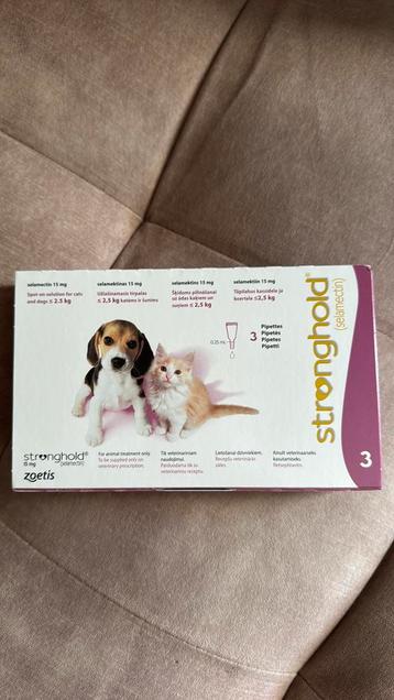 Stronghold voor puppys en kittens tot 2,5 kilo beschikbaar voor biedingen