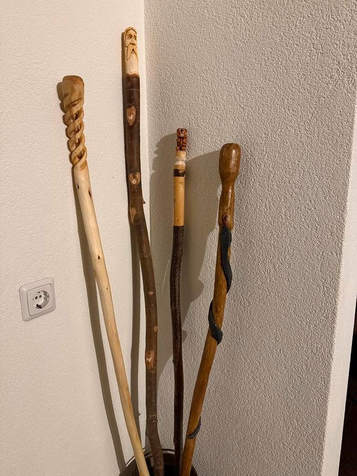 Handgemaakte wandelstokken, Diversen, Wandelstokken, Nieuw, Ophalen