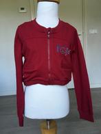 BÓBOLI korter dik vest donker rood NIEUW maat 128 WB, Meisje, Trui of Vest, Nieuw, Ophalen of Verzenden