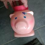 kunststof roze spaarvarken spaar pot telt geld, Ophalen of Verzenden, Zo goed als nieuw, Kunststof, Dier