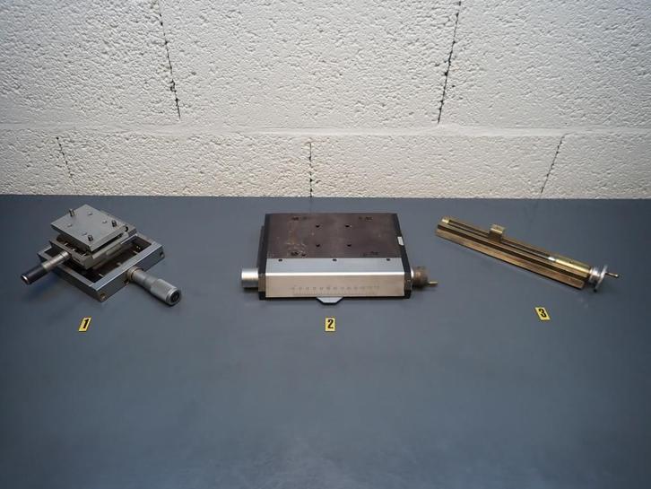 Micro Controle meet tafel voor onder microscoop 0,01mm, Doe-het-zelf en Verbouw, Meetapparatuur, Gebruikt, Afstand, Ophalen of Verzenden