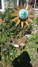 metalen bloemen met het hart van glas, Tuin en Terras, Tuinstekers, Ophalen of Verzenden, Nieuw