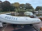 Carib Hypalon RIB met 25pk Mariner, Watersport en Boten, Rubberboten, Gebruikt, Benzine, Minder dan 70 pk, Overige materialen
