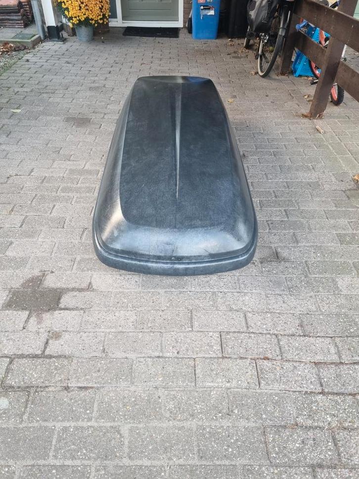 Hapro dakkoffer 450L - €35/week te huur!, Auto diversen, Dakkoffers, Zo goed als nieuw, Ophalen