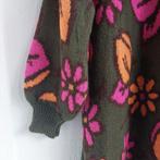 Lucky Vintage maxi retro stijl bloemen vest zgan!, Maat 38/40 (M), Made in Italy, ., Ophalen of Verzenden