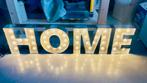 Lichtletters HOME - Sfeervolle wandlamp, Ophalen, Zo goed als nieuw, Metaal