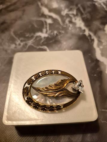Ermani Bulatti Broche - Vintage Stijl- parelmoer beschikbaar voor biedingen