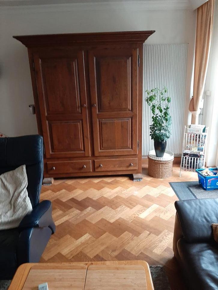 Mooie houten kast, Huis en Inrichting, Kasten | Kledingkasten, Gebruikt, 150 tot 200 cm, 100 tot 150 cm, 50 tot 75 cm, Met lade(s)