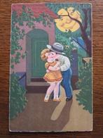 Een paartje kust bij maneschijn, 1929, Ophalen of Verzenden, 1920 tot 1940