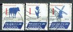 Nederland 2014 Iconen koe tulp molen Priority, Postzegels en Munten, Postzegels | Nederland, Ophalen, Gestempeld