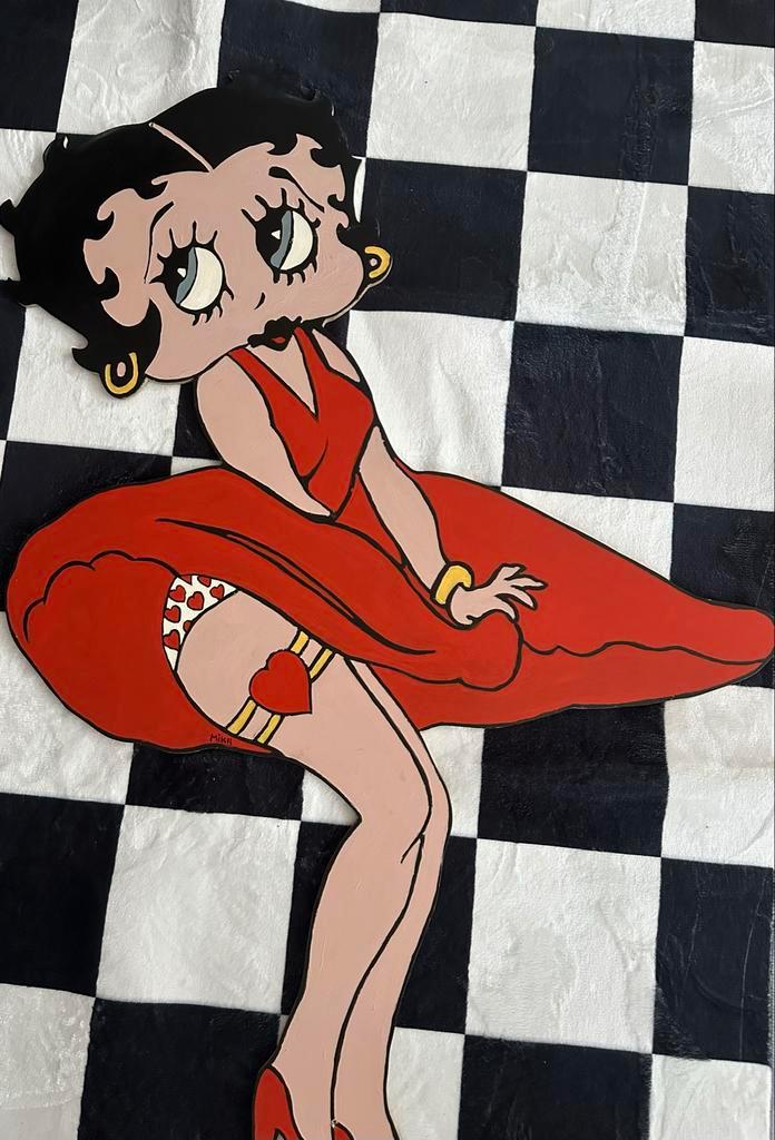 BETTY BOOP - Muurdecoratie | Retro | Y2K | Pop Art | Marilyn, Huis en Inrichting, Woonaccessoires | Wanddecoraties, Zo goed als nieuw