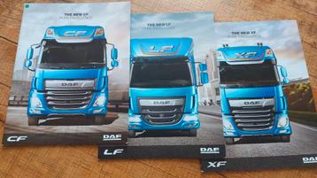3x Daf vrachtwagen folder LF - CF - XF beschikbaar voor biedingen