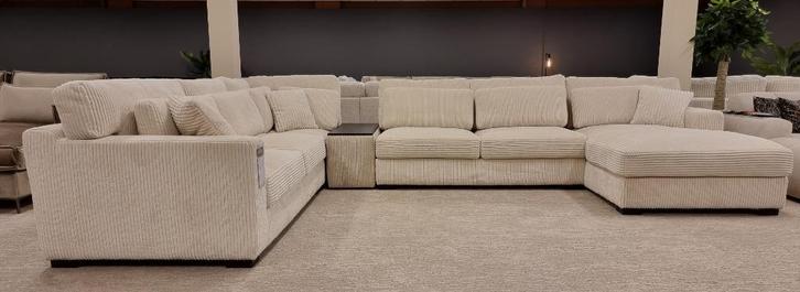 Direct ophalen |Ribfluweel-velvet| U-banklounge | Utrecht, Huis en Inrichting, Banken | Bankstellen, Nieuw, Hoekbank, Vierpersoons of meer