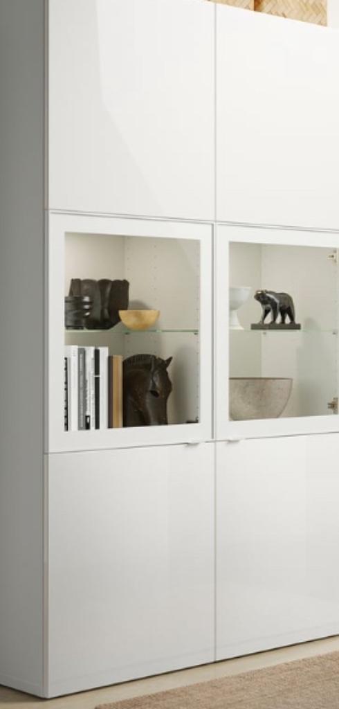 6 losse deurtjes hoogglans wit voor besta, Huis en Inrichting, Kasten | Wandmeubels, Zo goed als nieuw, Minder dan 100 cm, Minder dan 150 cm