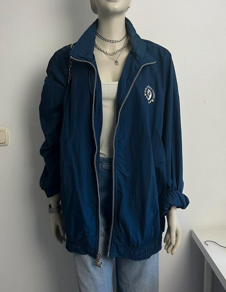 Vintage Starter NY Yankees jas UNISEX, Kleding | Heren, Jassen | Zomer, Gedragen, Overige maten, Blauw, Ophalen of Verzenden