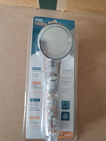 Nieuwe Pure shower waterbesparende douchekop beschikbaar voor biedingen