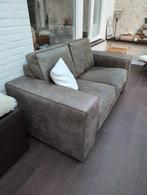 Olijfgroene, stevige tweezitsbank, Huis en Inrichting, Ophalen, Gebruikt, 150 tot 200 cm, Tweepersoons