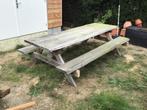 Robuuste douglas houten picknicktafel 250x175 cm, Ophalen, Gebruikt, Rechthoekig, Hout