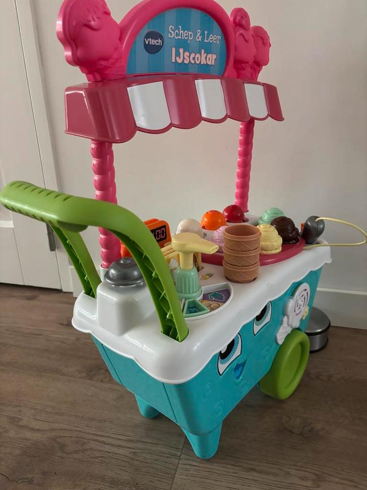 Vtech Schep & Leer IJscokar - Leerzaam Speelgoed!, Kinderen en Baby's, Speelgoed | Vtech, Zo goed als nieuw, 2 tot 4 jaar, Ophalen