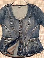 Jeansjasje - Maat S, Blauw, Ophalen of Verzenden, Zo goed als nieuw, Jasje