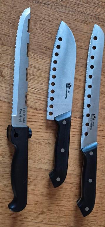 3 Nieuwe Super Scherpe Keukenmessen beschikbaar voor biedingen