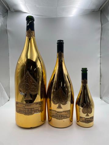 Armand de Brignac Gouden Flessen - Leeg beschikbaar voor biedingen
