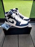 Jordan 1 Mid Obsidian 42.5, Nike Air Jordan, Zo goed als nieuw, Sneakers of Gympen, Ophalen