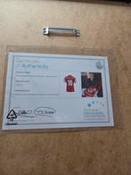 Gesigneerd Dennis Bergkamp Arsenal Shirt + Certificaat, Maat L, Ophalen of Verzenden, Zo goed als nieuw, Shirt