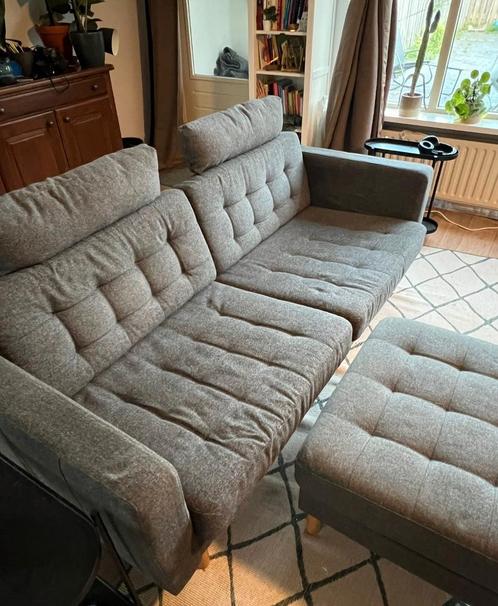 GRATIS 3 zitbank met poef | IKEA | Landskrona, Huis en Inrichting, Banken | Sofa's en Chaises Longues, Zo goed als nieuw, Driepersoons