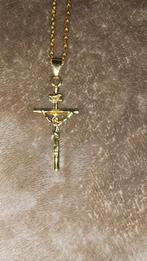 Ketting incl kruis, Sieraden, Tassen en Uiterlijk, Kettingen, Nieuw, Ophalen of Verzenden, Goud, Overige materialen