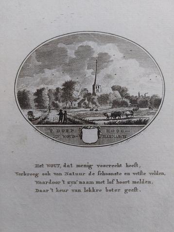 21 / Hoog en Wout Harnasch Hof van Delft Gravure - 18de eeuw beschikbaar voor biedingen