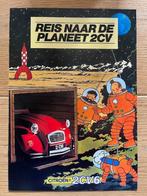 Citroen 2CV Kuifje Reis naar de Planeet autofolder 1983, Boeken, Auto's | Folders en Tijdschriften, Gelezen, Citroën, Ophalen of Verzenden