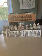 Amsterdamse grachtenpanden in doosjes  75.00 euro, Diversen, Kerst, Ophalen of Verzenden, Nieuw