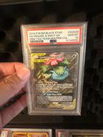 Pokémon Venusaur & Snivy GX SM229 tag team PSA 10 slab, Ophalen of Verzenden, Zo goed als nieuw, Losse kaart
