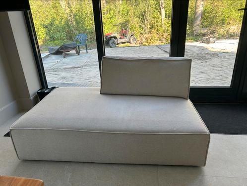 Karwei James Modulair links grof geweven beige, Huis en Inrichting, Banken | Sofa's en Chaises Longues, Gebruikt, Stof, Ophalen