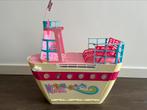 Cruiseschip cruiseboat boot barbie met acc. en 2 barbies, Ophalen, Zo goed als nieuw, Toebehoren