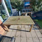 Gratis teakhouten tafel, Tuin en Terras, Tuintafels, Ophalen, Gebruikt, Rechthoekig, Teakhout