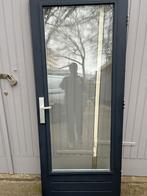Buiten deur hardhout 82 x 201,5 mer isolatie glas, Deurkozijn, Zo goed als nieuw, 150 tot 225 cm, Hout