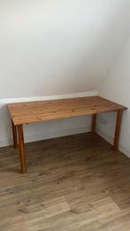 Grenen houten Tafel bureau, Huis en Inrichting, Bureaus, Ophalen, Gebruikt