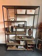 Metalen & Houten Vitrinekast - Goede Staat!, Huis en Inrichting, Ophalen, Met plank(en), Gebruikt, 100 tot 150 cm