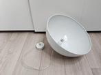 Witte Metalen Hanglamp, Ophalen of Verzenden, Zo goed als nieuw, Metaal, Modern