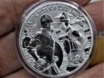 (6951) TOPPER..MALTA KNIGHTS OF THE PAST 5 EURO 2022 1 OUNCE, Setje, Zilver, Ophalen of Verzenden, 5 euro