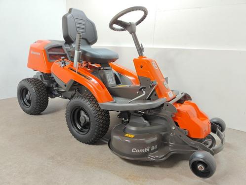 Husqvarna R214TC 2 draaiuren cilinder 94cm zitmaaier, Tuin en Terras, Zitmaaiers, Nieuw, 90 tot 120 cm, Elektrische starter, Mulchfunctie