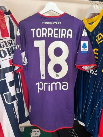 Matchworn Fiorentina shirt Lucas Torreira beschikbaar voor biedingen