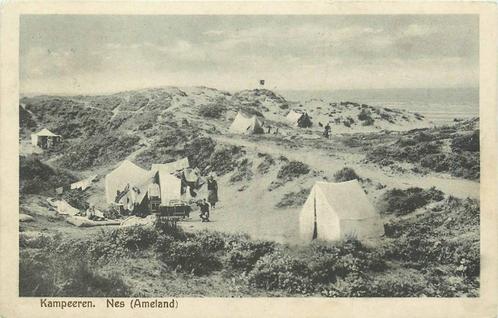 (388-565-021) Nes Ameland Kampeeren, Verzamelen, Ansichtkaarten | Nederland, Friesland, Verzenden