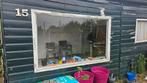 Gratis raam glas 180x105 cm, Ophalen, Gebruikt, 80 tot 120 cm, Glasplaat