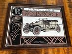 Vintage Rolls Royce spiegel, Ophalen of Verzenden, Rechthoekig, 50 tot 100 cm, Minder dan 100 cm