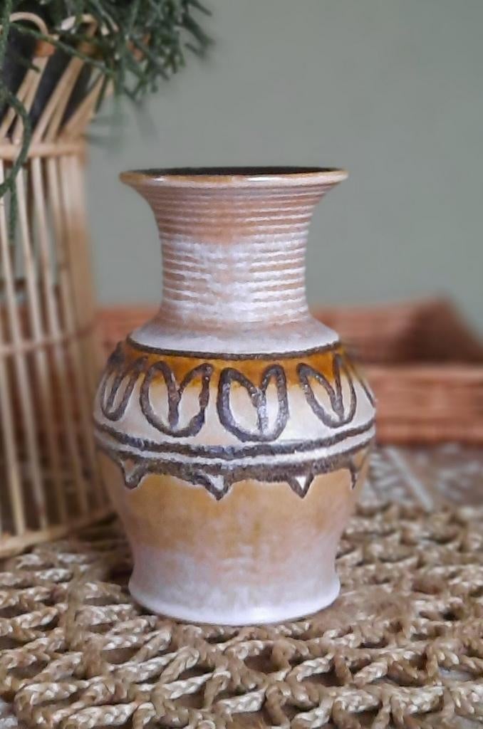 Vintage Oost Duitse VEB Haldensleben vaas, Ophalen of Verzenden