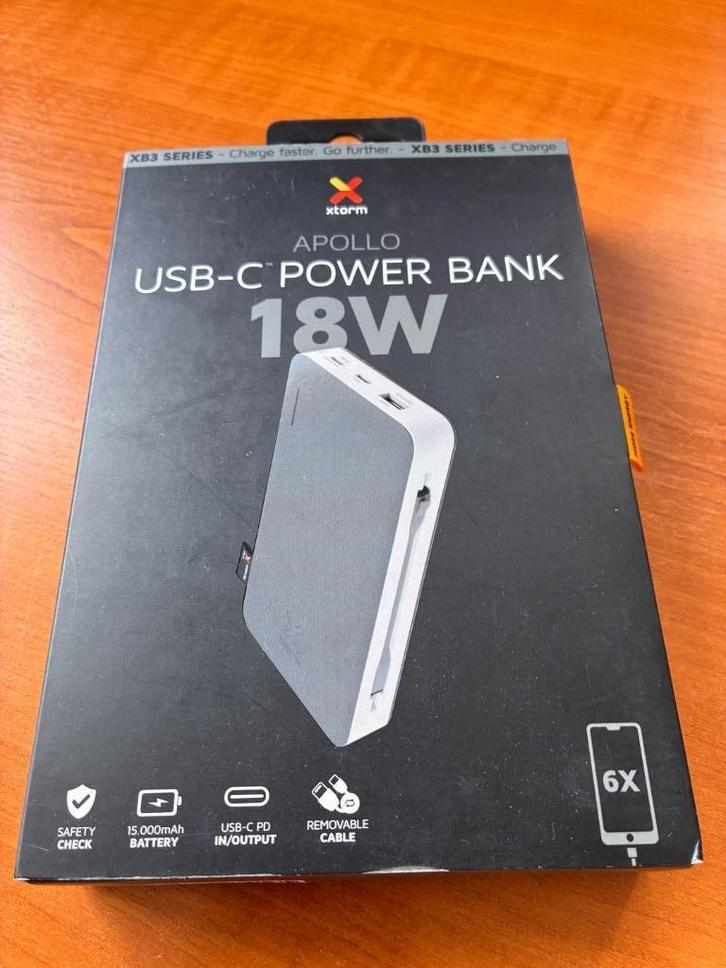 Xtorm Power Bank Apollo 15000 XB301, Telecommunicatie, Powerbanks, Nieuw, Ophalen of Verzenden